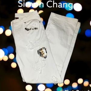 NWOT Simon Chang Arriere Back Charms Sz 10